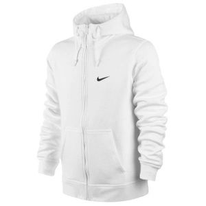 Vintage 2000’s Nike White Zip up Hoodie size Large